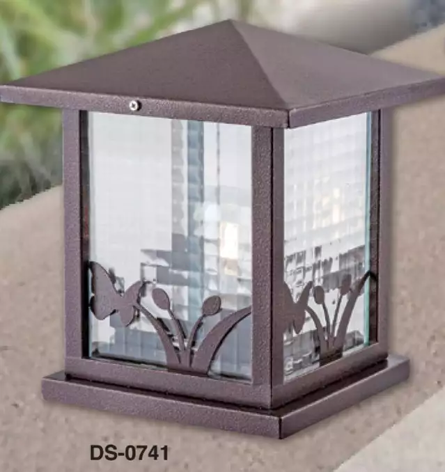 鐵藝造型戶外柱頭燈